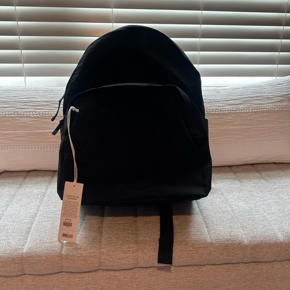 BAGGU Black Backpack NWT